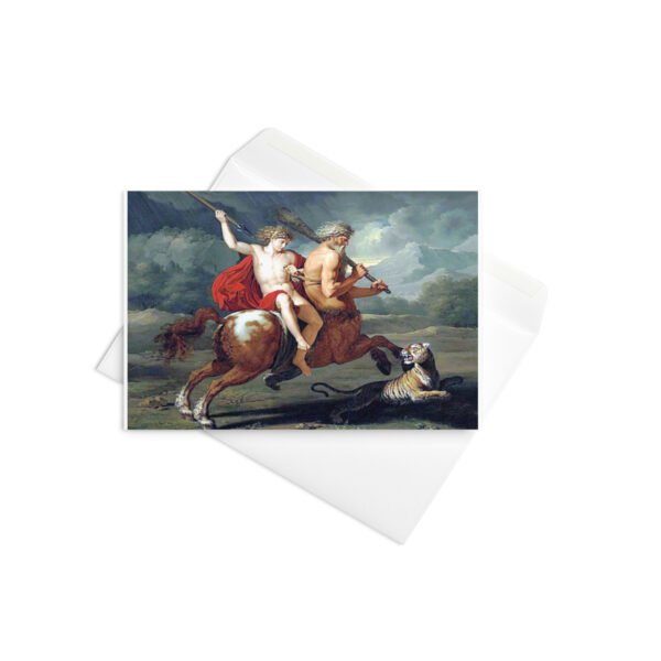 The Education of Achilles Fine Art Greetings Card - Image 3