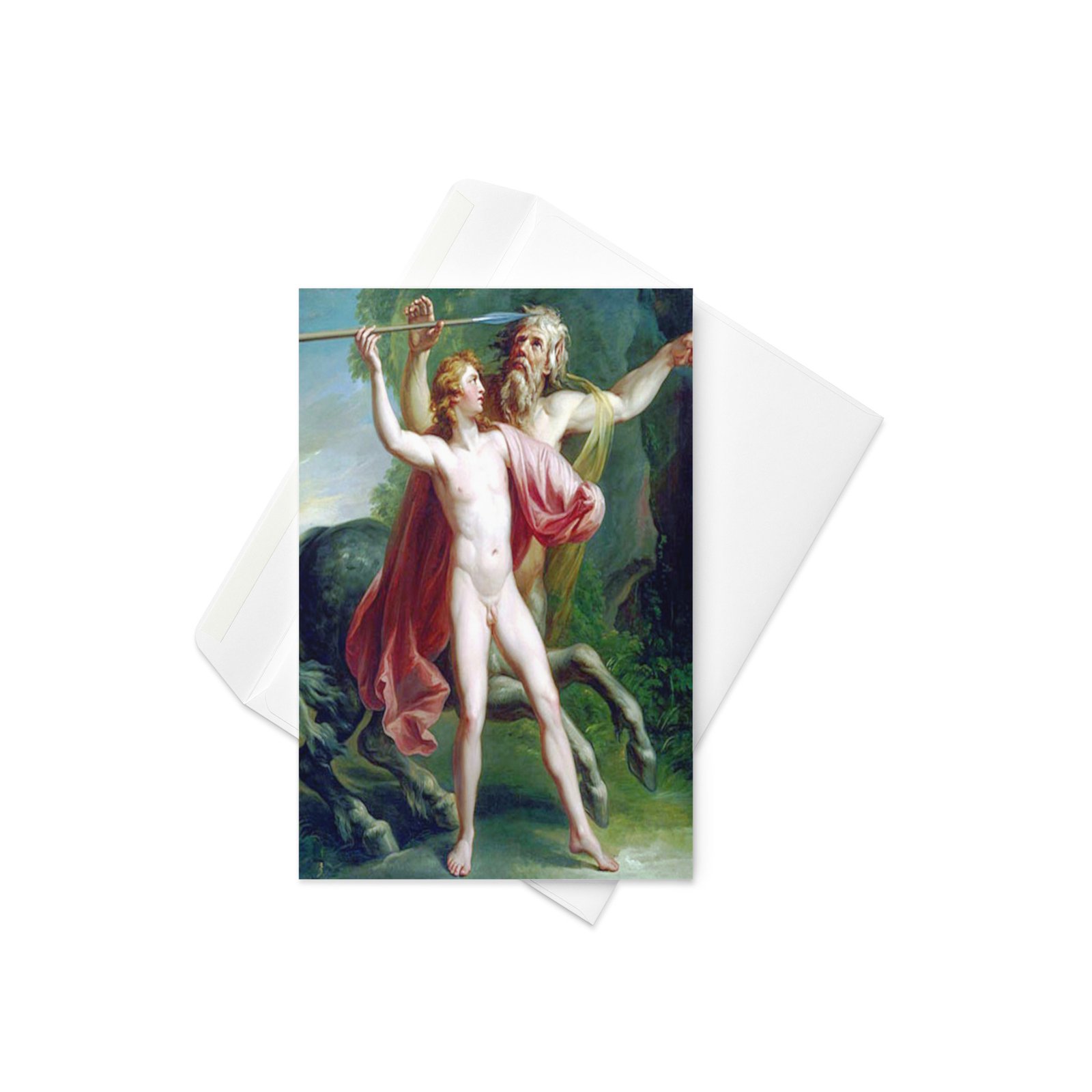 The Education of Achilles Fine Art Greetings Card