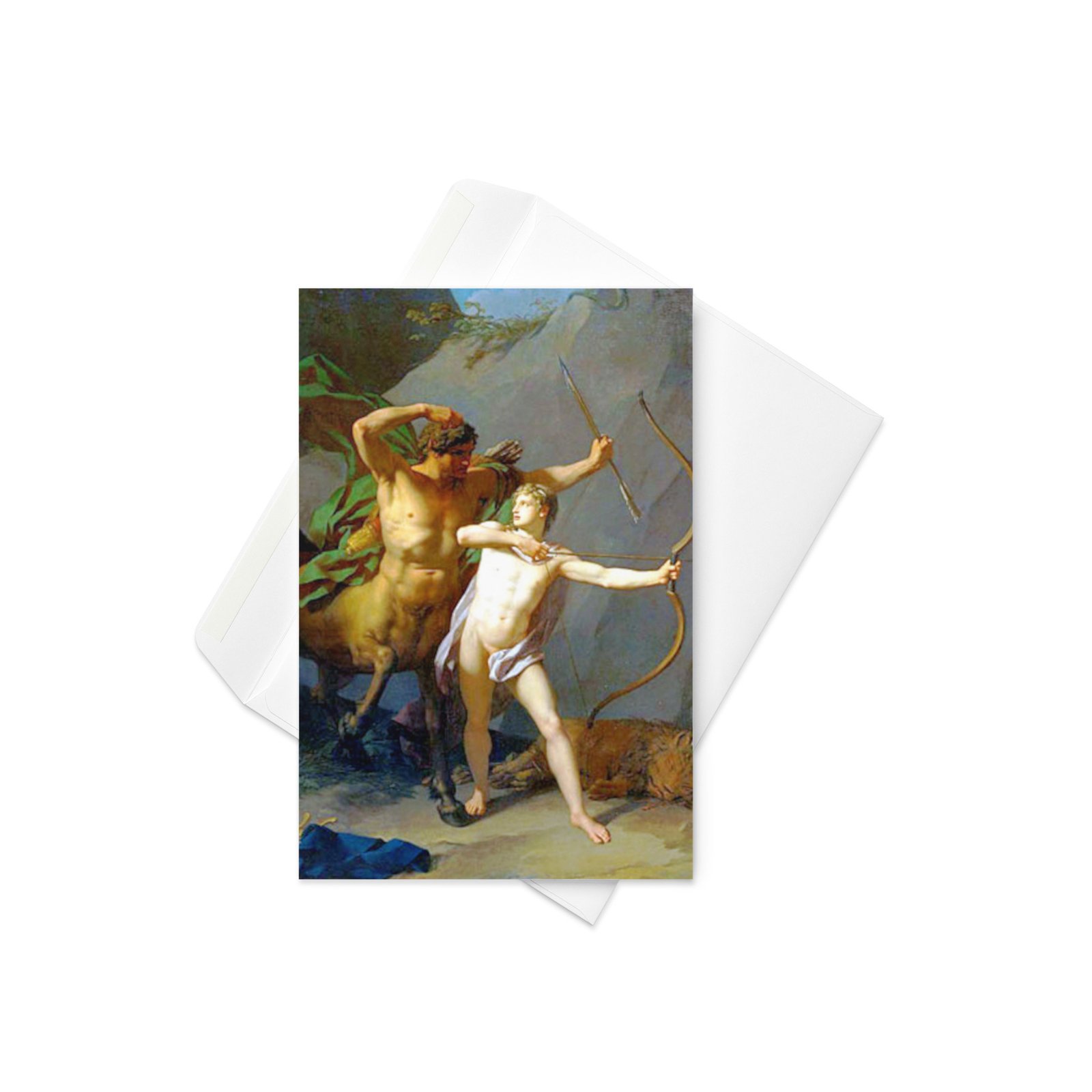 The Education of Achilles Fine Art Greetings Card