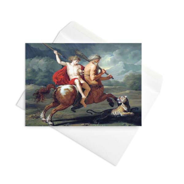 The Education of Achilles Fine Art Greetings Card - Image 2