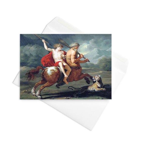 The Education of Achilles Fine Art Greetings Card - Image 4