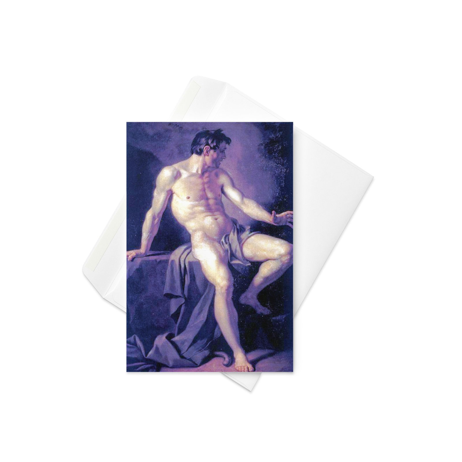 The Curse Of Cain Fine Art Greetings Card