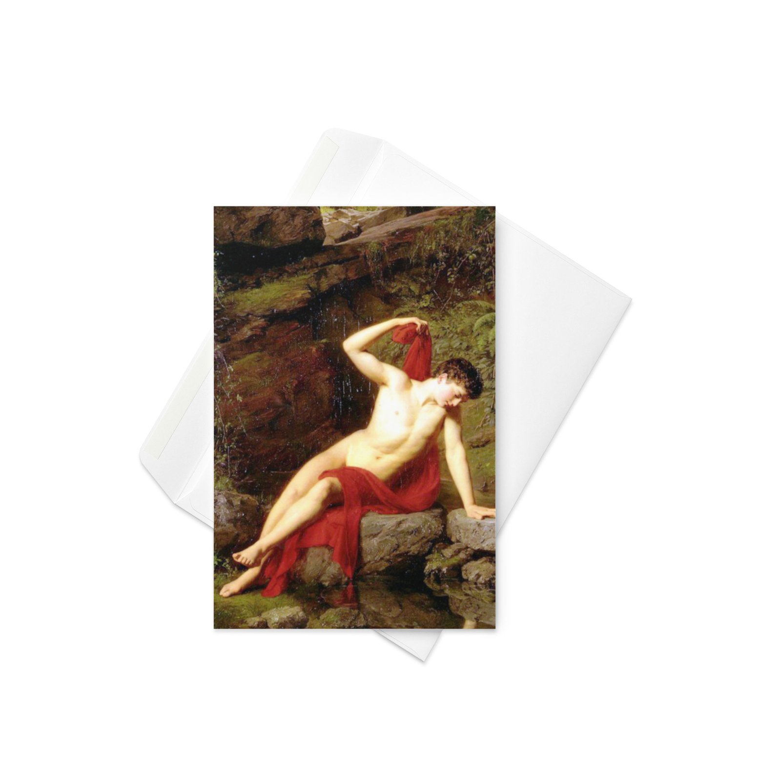 Narcissus Fine Art Greetings Card