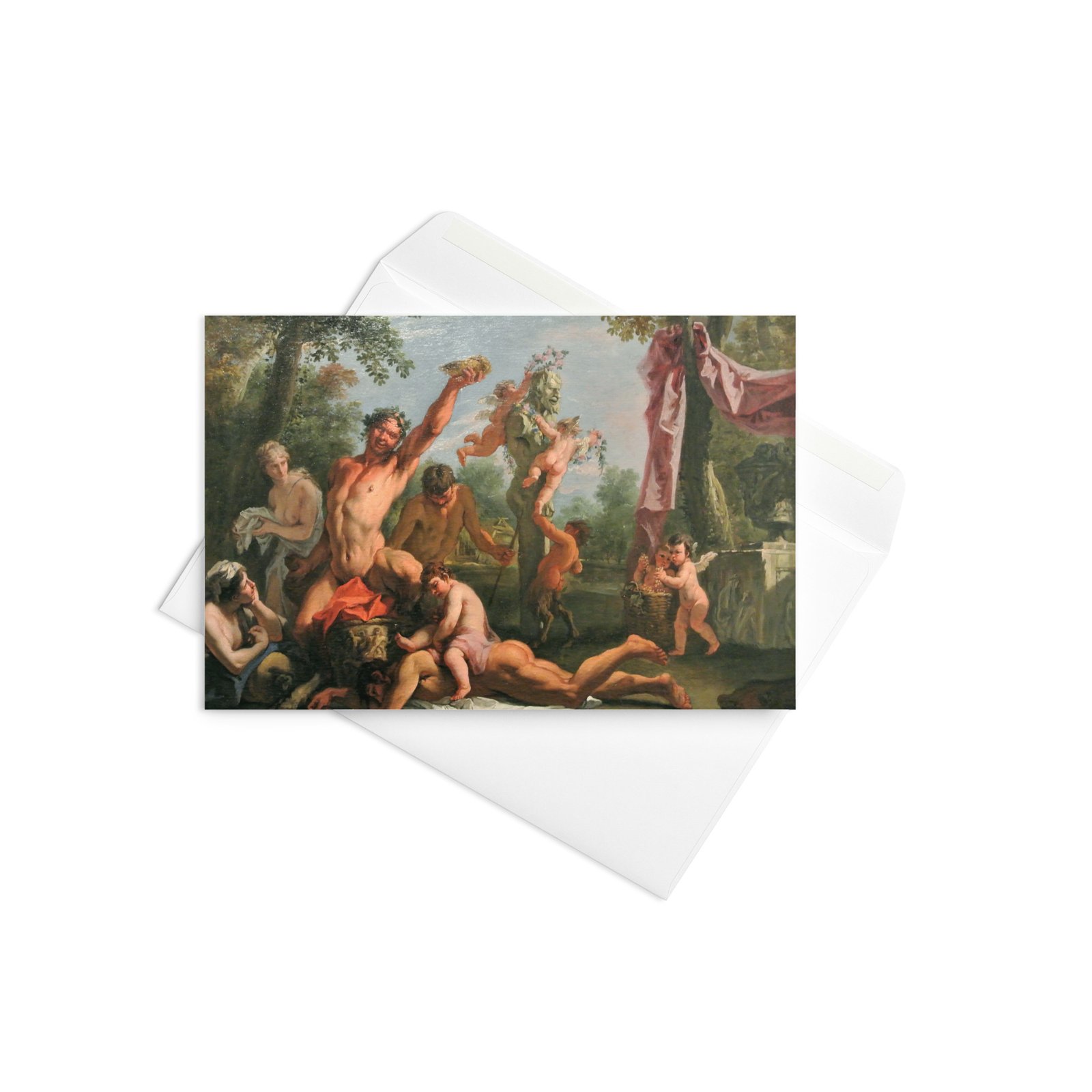 A Bacchanal Fine Art Greetings Card