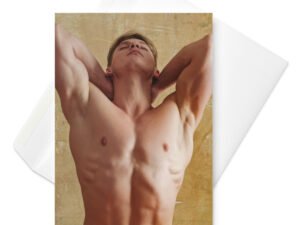 hot guy birthday card
