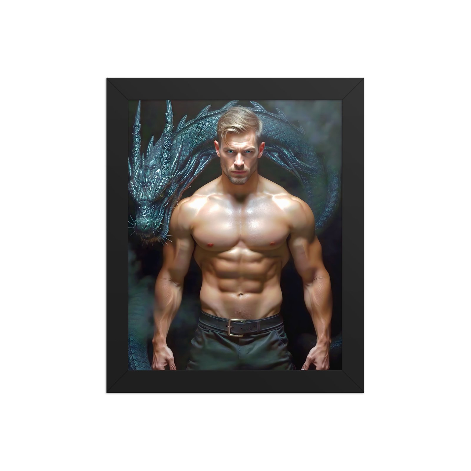 The Dragon Trainer Hot Guy Framed Poster