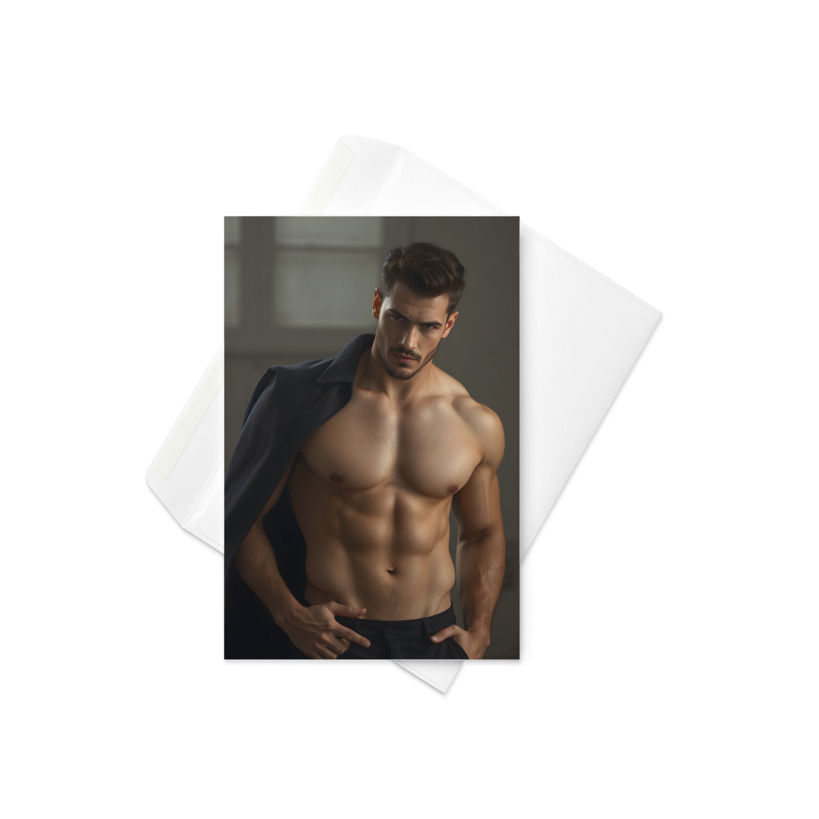 Shirtless Dreamboy Hot Guy Greetings Card