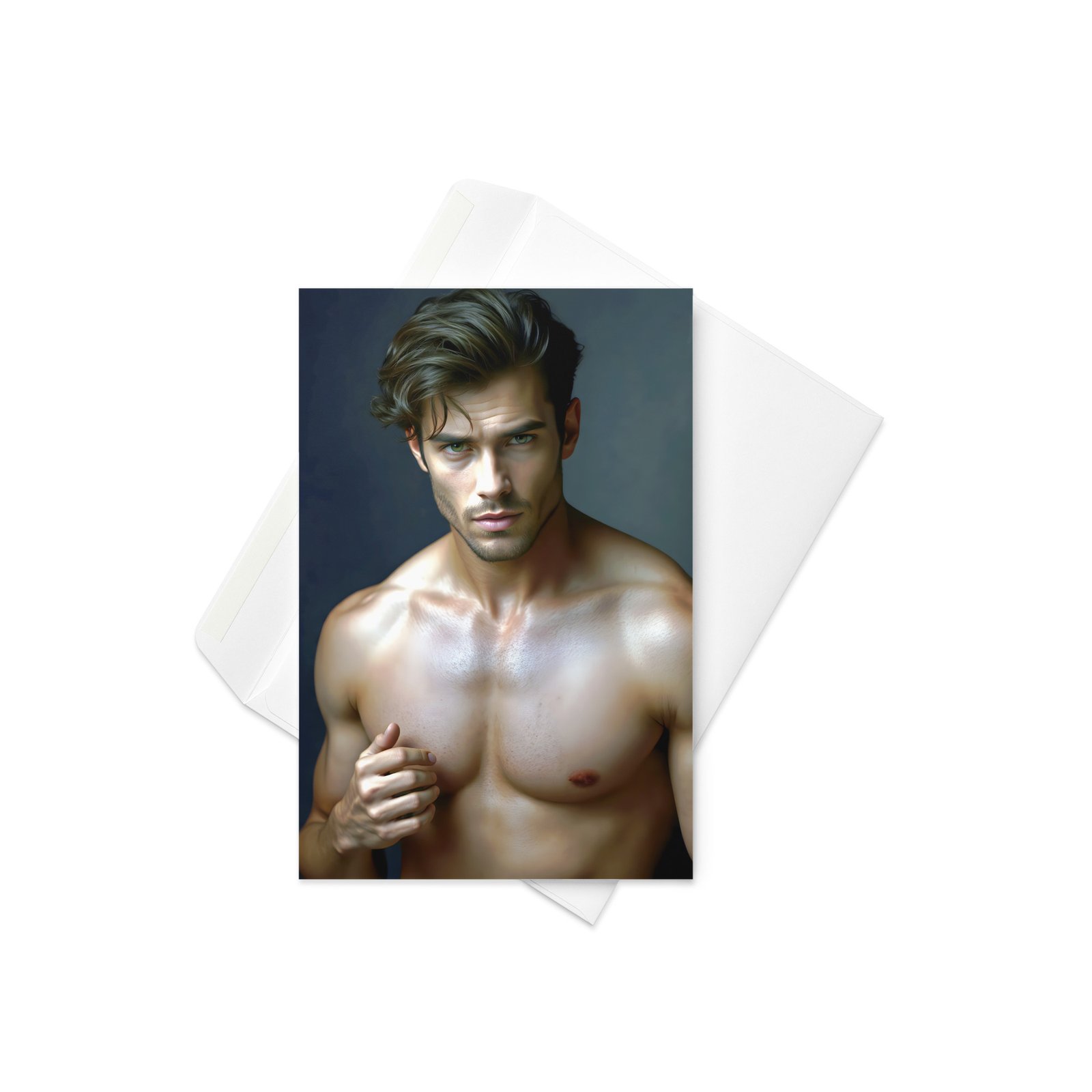 Gym Fresh Hot Guy Greetings Card
