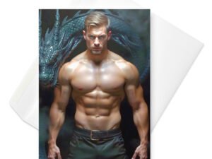 shirtless man card