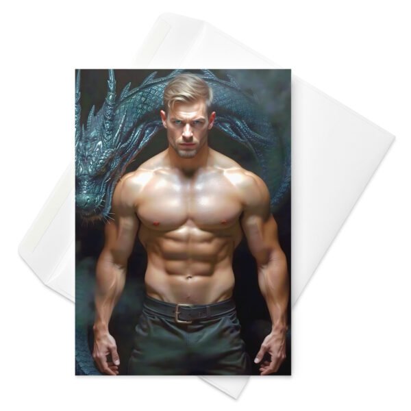 shirtless man card