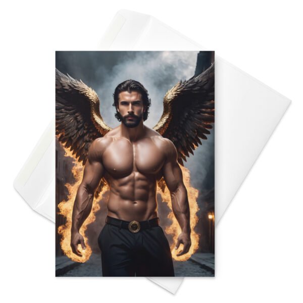 shirtless man card