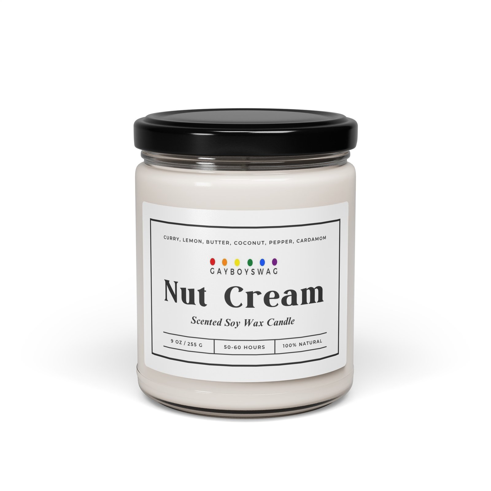 Nut Cream Scented Soy Candle