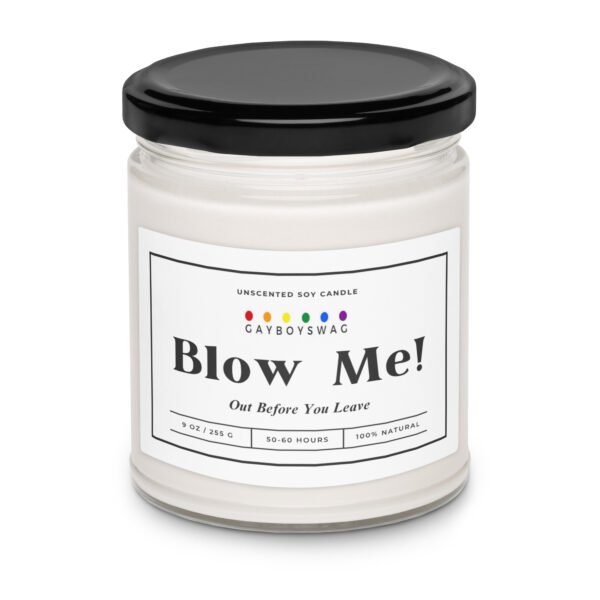 unscented soy candle