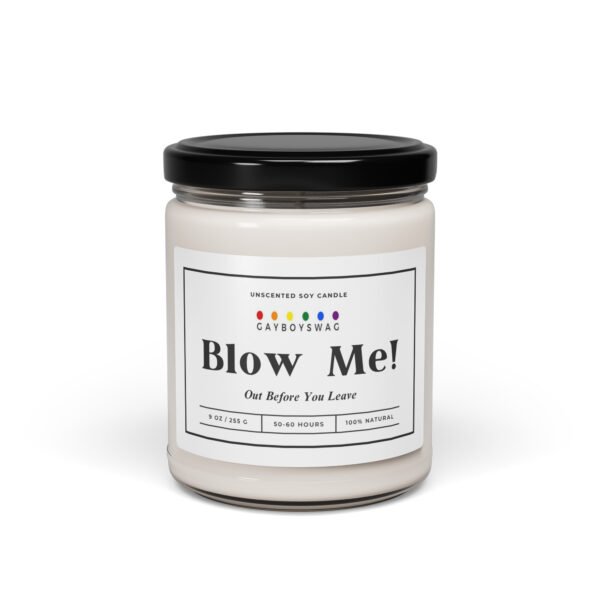 unscented soy candle