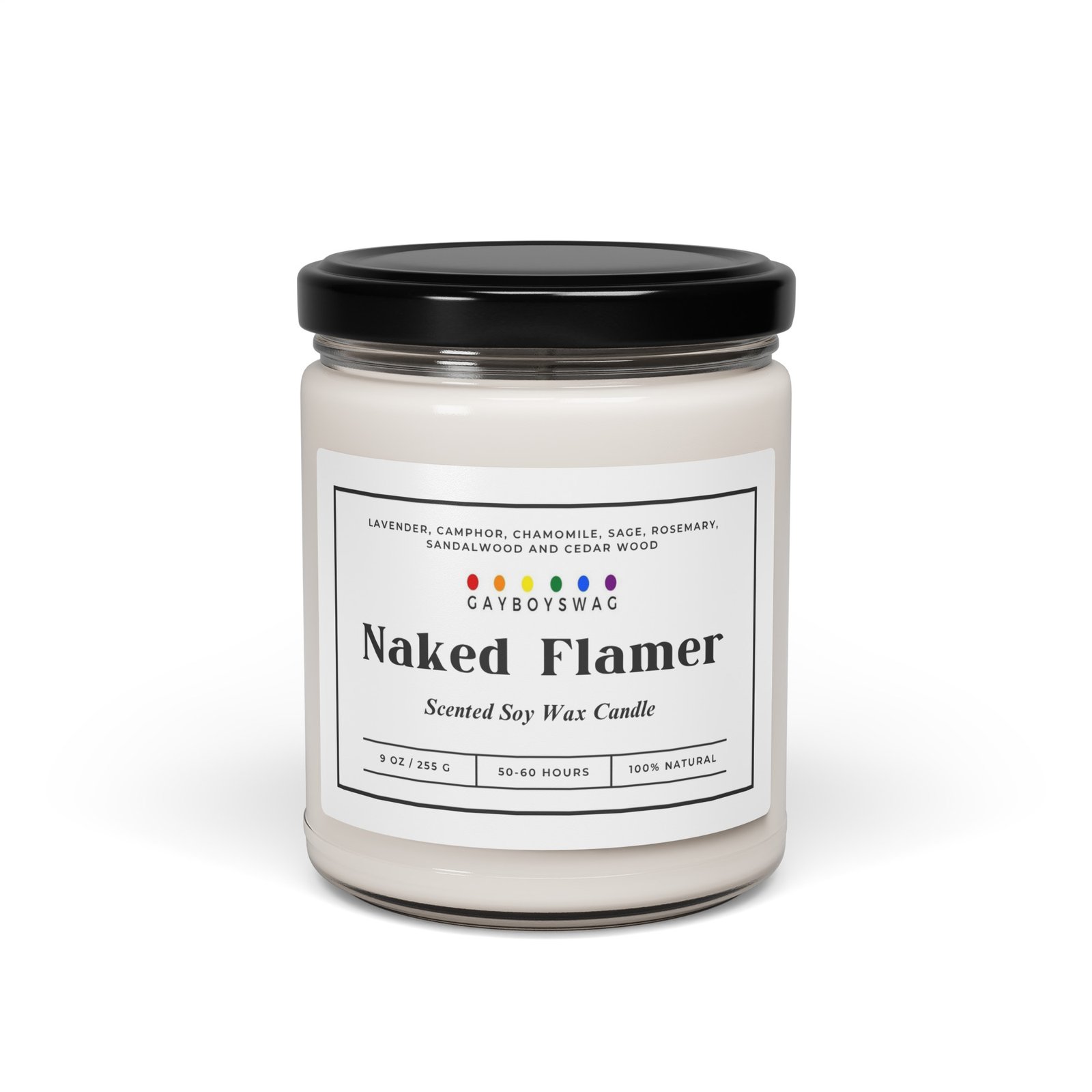 Naked Flamer Scented Soy Candle