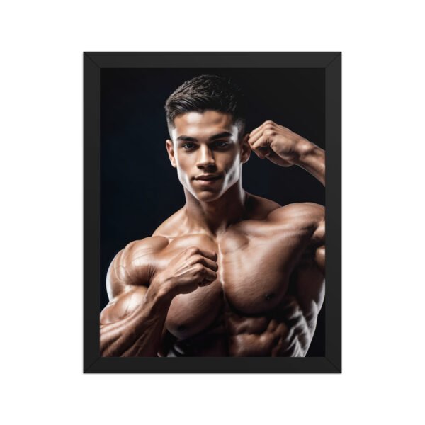 shirtless man poster