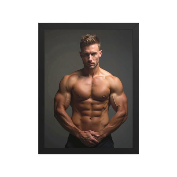 shirtless man poster