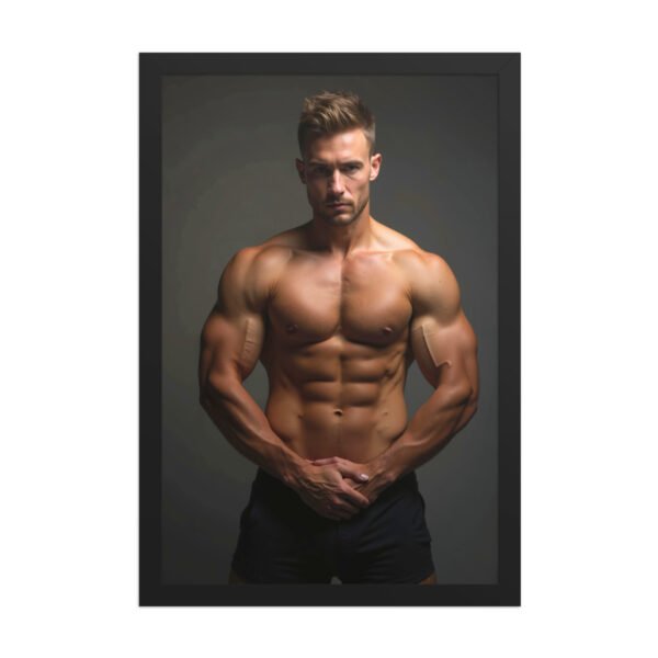 shirtless man poster