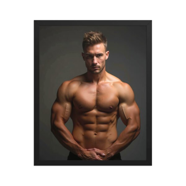 shirtless man poster