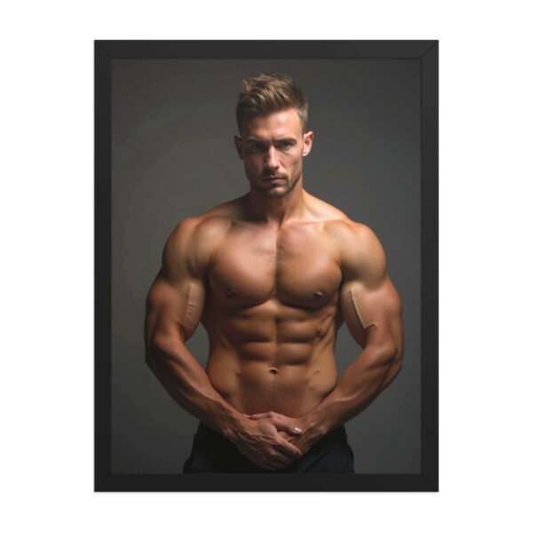 shirtless man poster