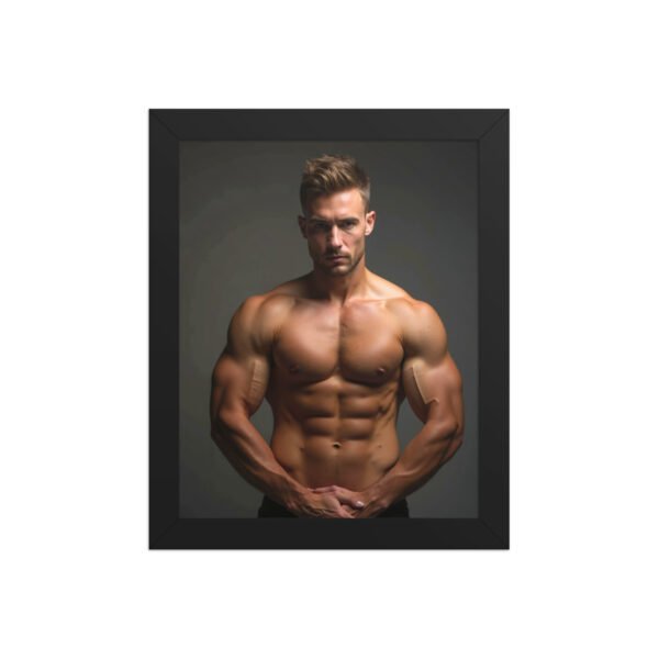 shirtless man poster