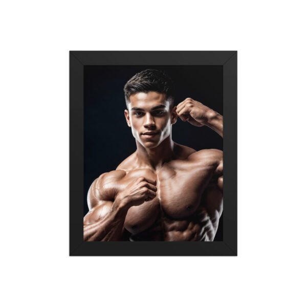 shirtless man poster
