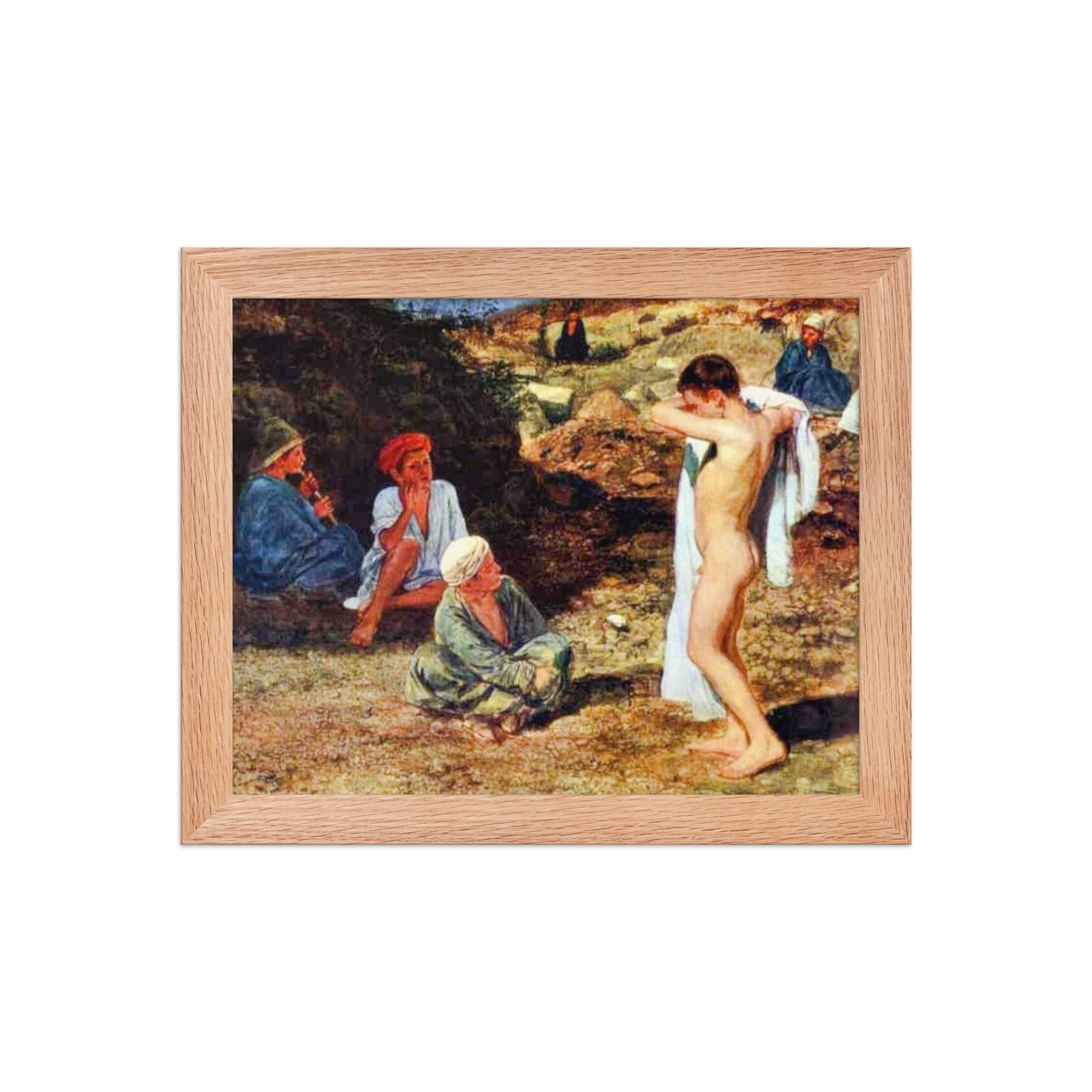 Seven Boys Fine Art Framed Poster