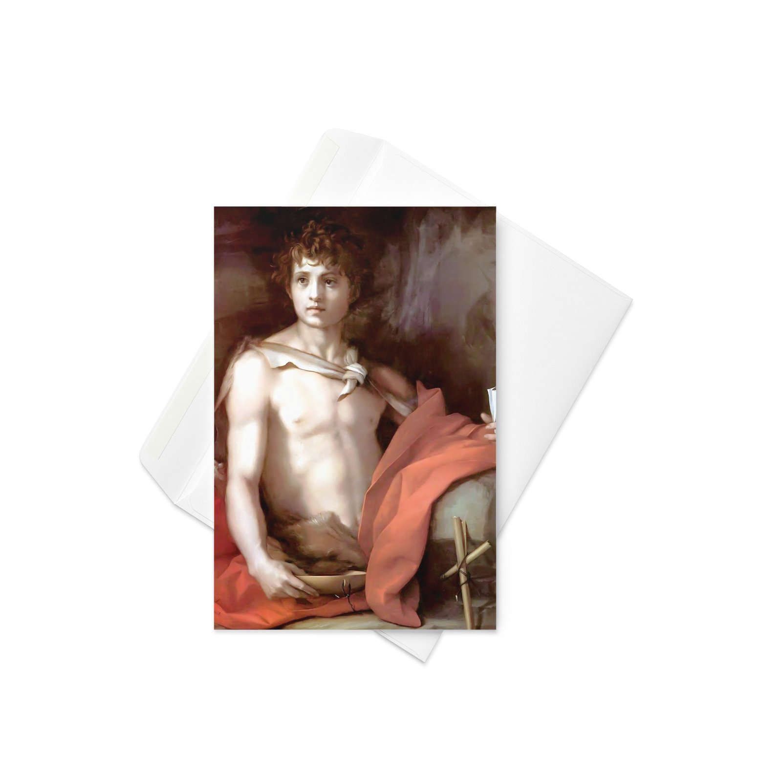 St John the Baptist Fine Art Greetings Card