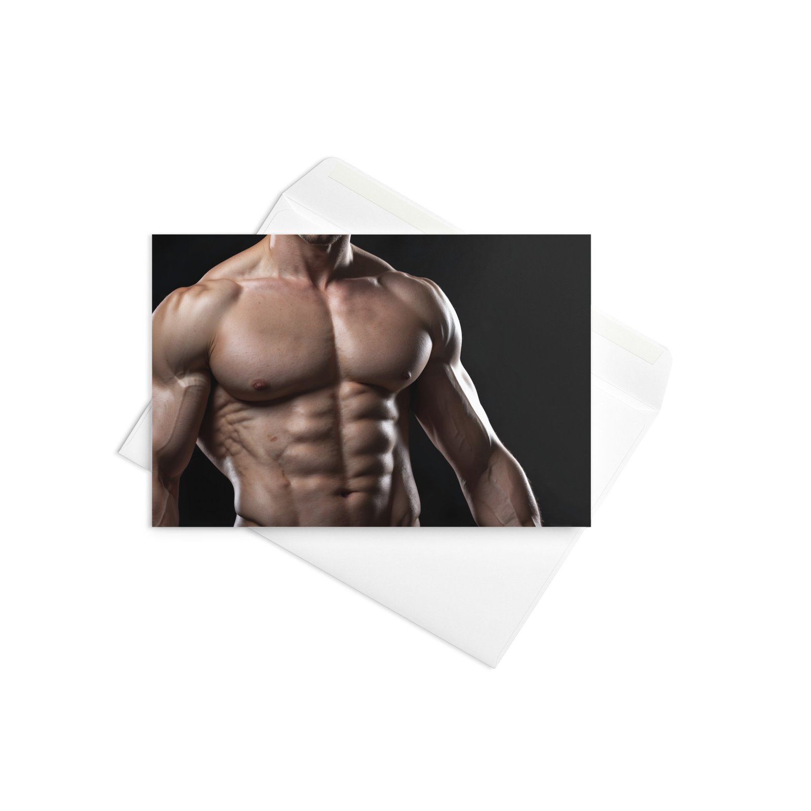Ripples Hot Guy Greetings Card