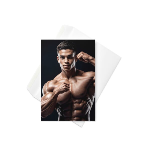 shirtless man card