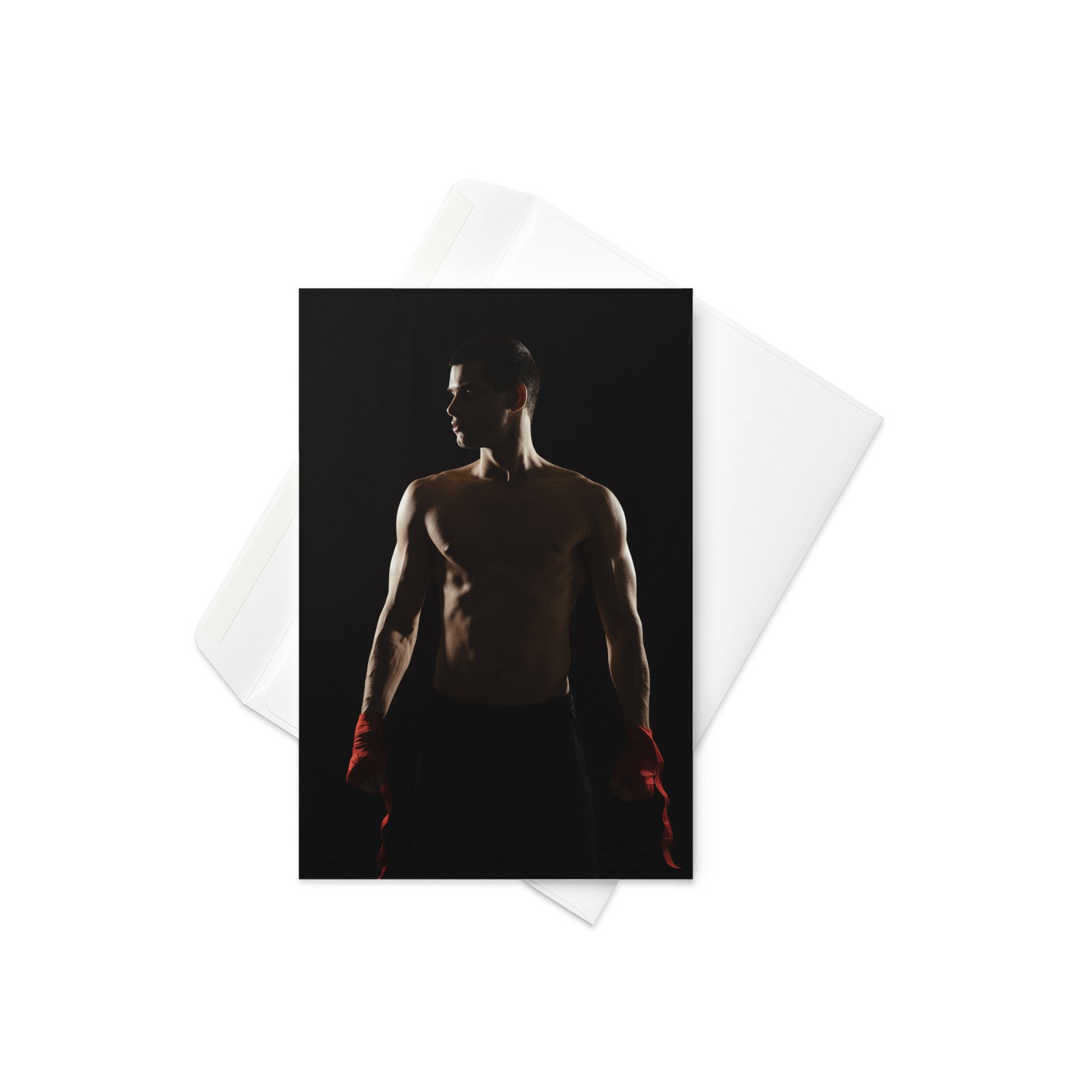 Shadow Boxer Greetings Card