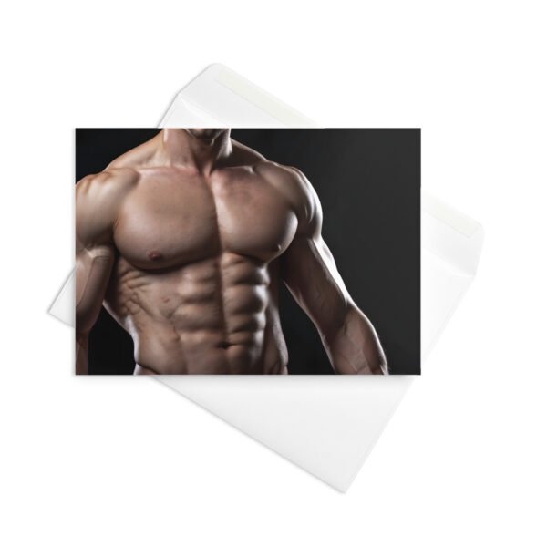 Ripples Hot Guy Greetings Card