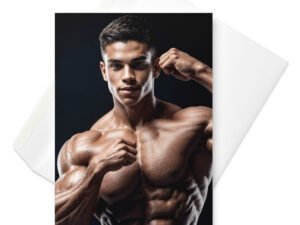 shirtless man card