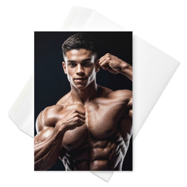 shirtless man card