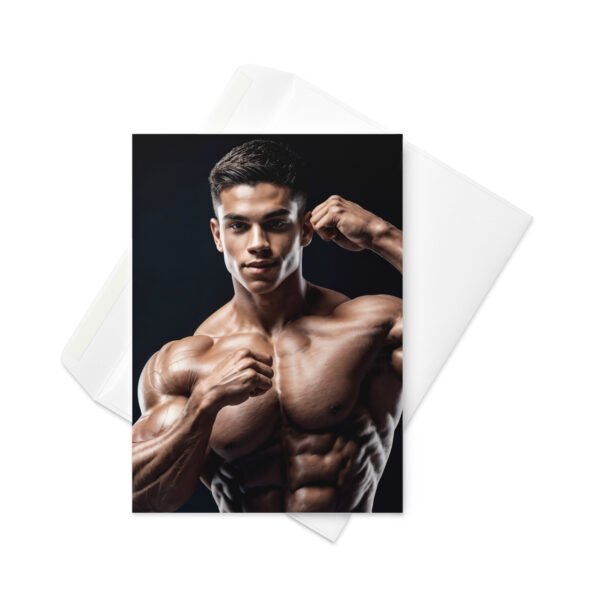 shirtless man card